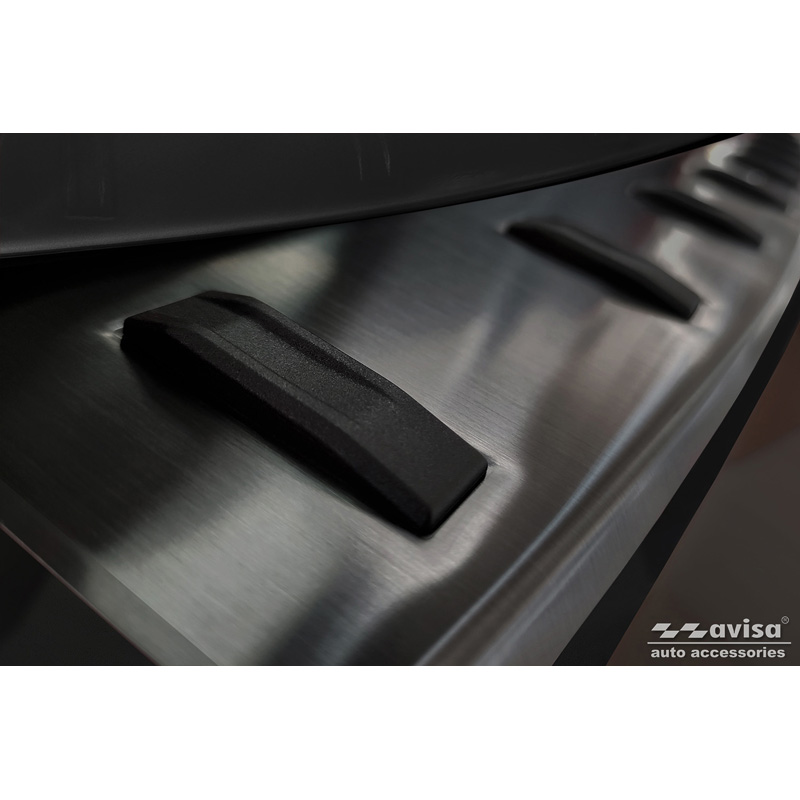 Zwart RVS Achterbumperprotector  BMW X1 U11 / X1 U11 xLine 2022- 'STRONG EDITION'