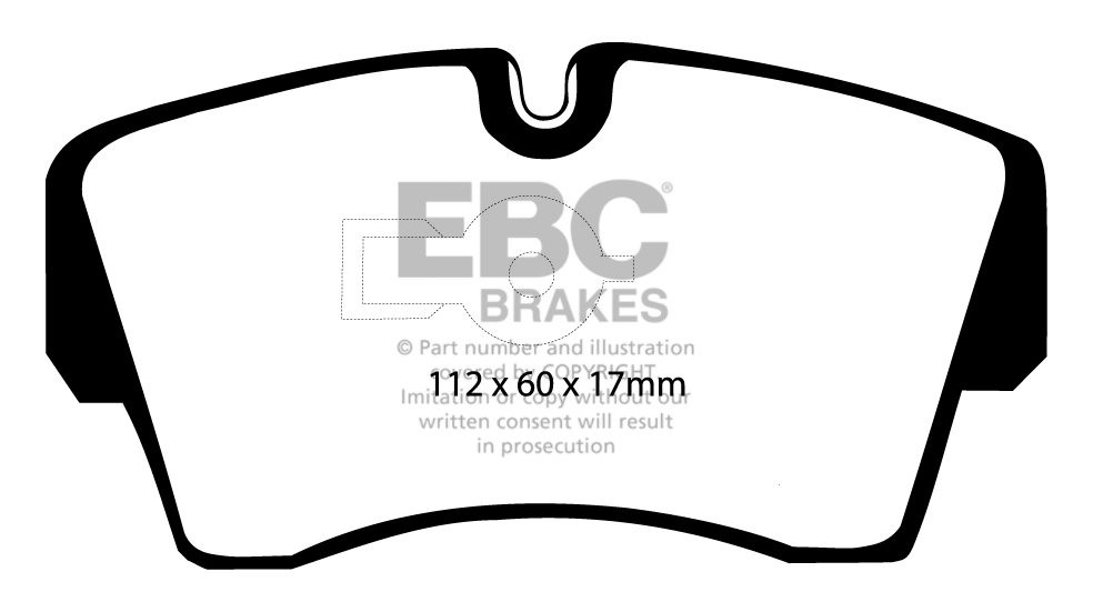EBC Brakes OPEL Omega A 3.0 (-M1000000) 86-88 Remblokken voorzij
