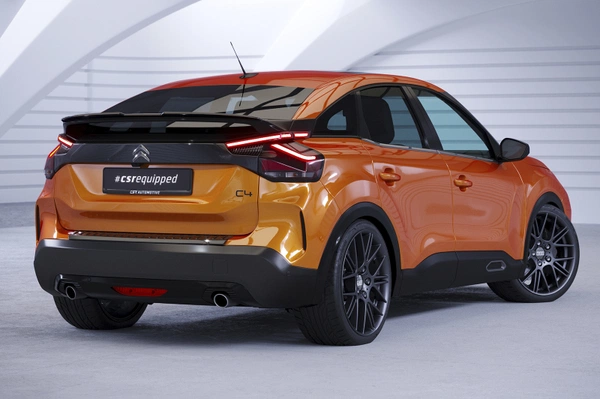 Bumperbeschermer voor Citroën C4 (3e generatie) / e-C4 Glans Zwart