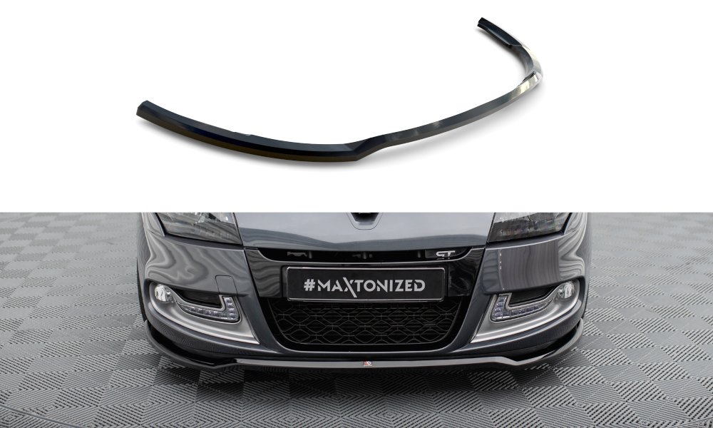 Voorspoiler V.1 Renault Megane 3 GT FL Maxton Design