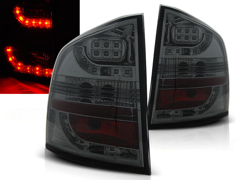 Achterlichten LED Skoda Octavia Combi Typ 1Z Bj. 05- zwart