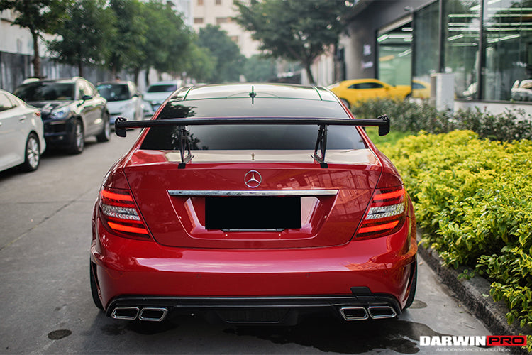 Mercedes Benz W204 C Class/ C63 AMG Coupe BKSS Style Carbon Fiber Spoiler