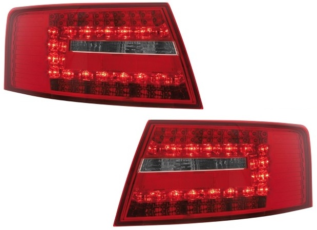 Achterlichten Audi A6 4F 04-08 LED rood/smoke