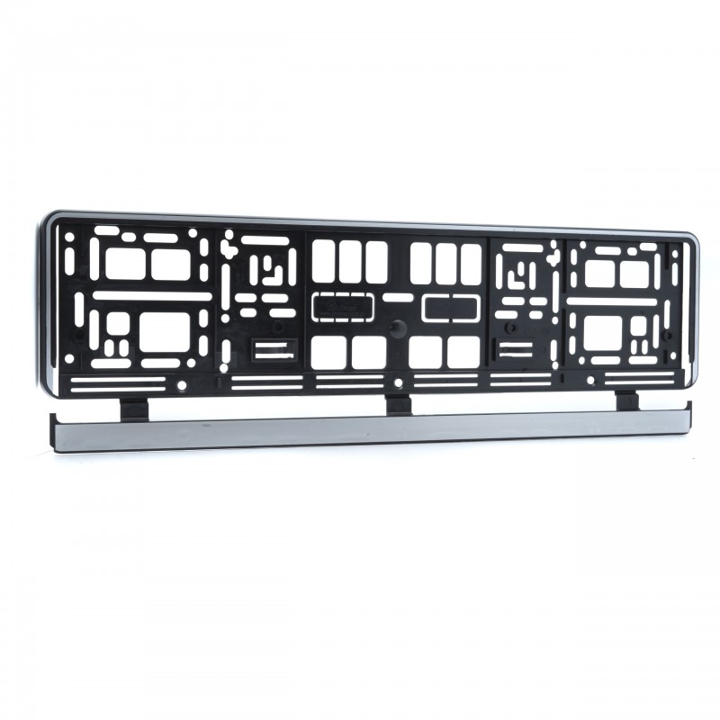 EPF02 LICENSE PLATE FRAME - SILVER