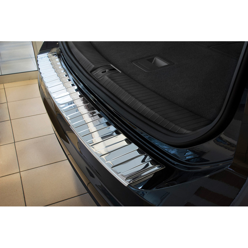 RVS Achterbumperprotector  Volkswagen Touran III 2015- incl. R-Line 'Ribs'