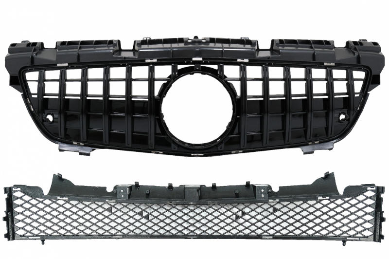 Grillen set Mercedes SLK R172 GT-R Panamericana Design Zwart