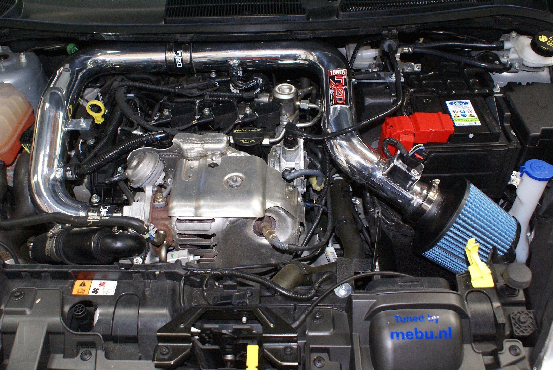 Fiesta 1.0L TURBO Eco Boost Short ram intake system Zwart