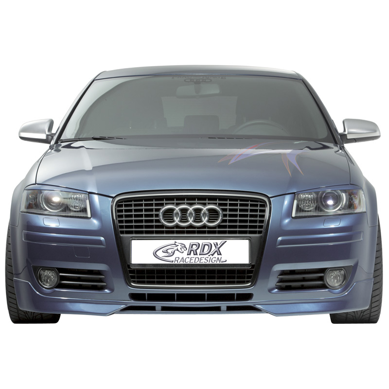 Voorspoiler  Audi A3 8P Sportback 04-/3 deurs 2005- (PU)