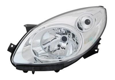 koplamp, Hella, H4, elektr verstelb, incl stelmotortje, chroom,