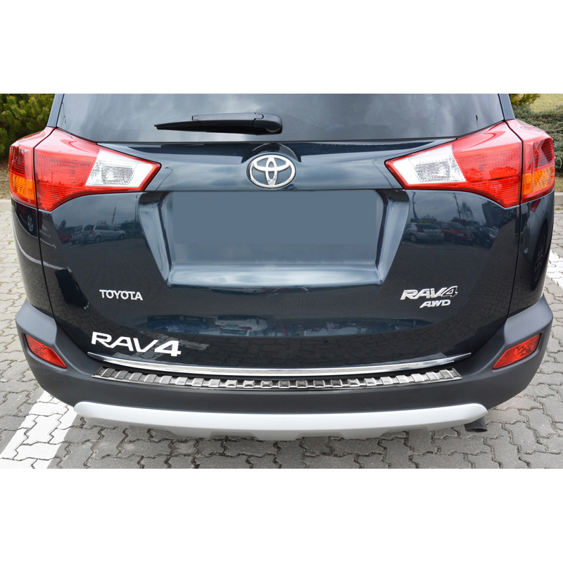 RVS Achterbumperprotector  Toyota RAV-4 2013-2015 'Ribs'