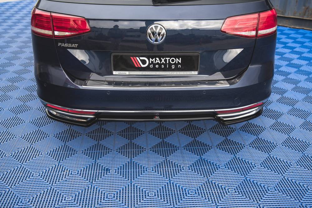 Diffuser V.1 VW Passat B8 Glans Zwart