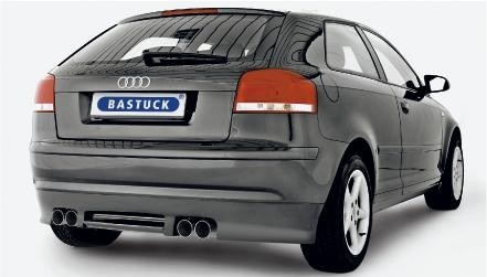 Achterbumper aanzet Audi A3 8P Bastuck