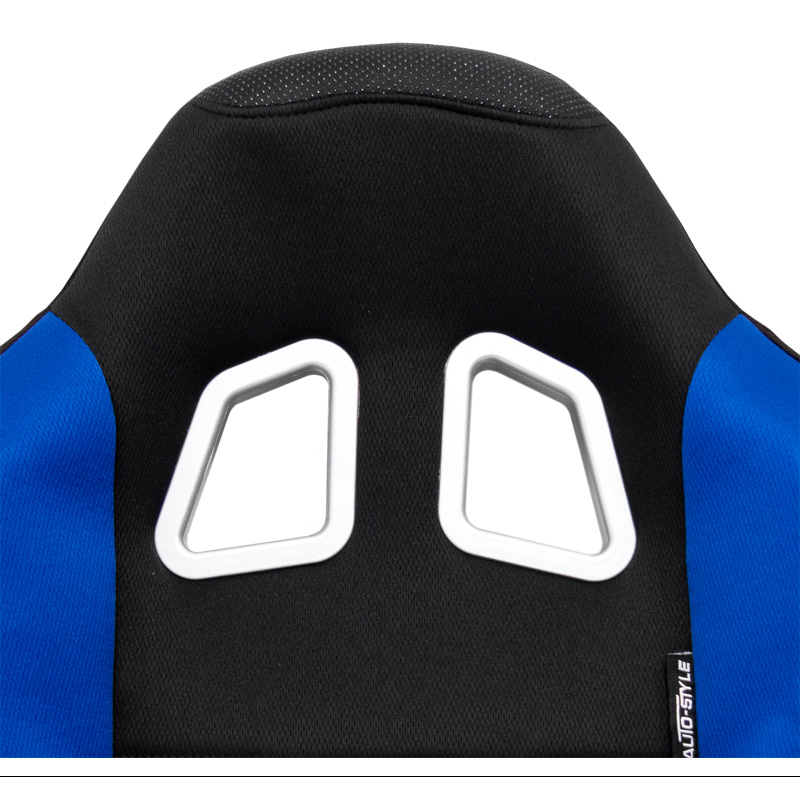 Sportstoel 'K5' - Zwart/Blauw - Vaste rugleuning - incl. sledes