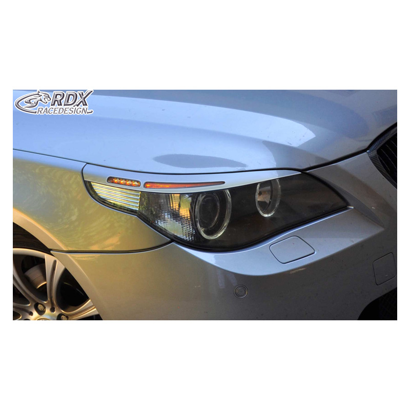 Koplampspoilers  BMW 5-Serie E60/E61 Sedan/Touring 2003-2010 (ABS)
