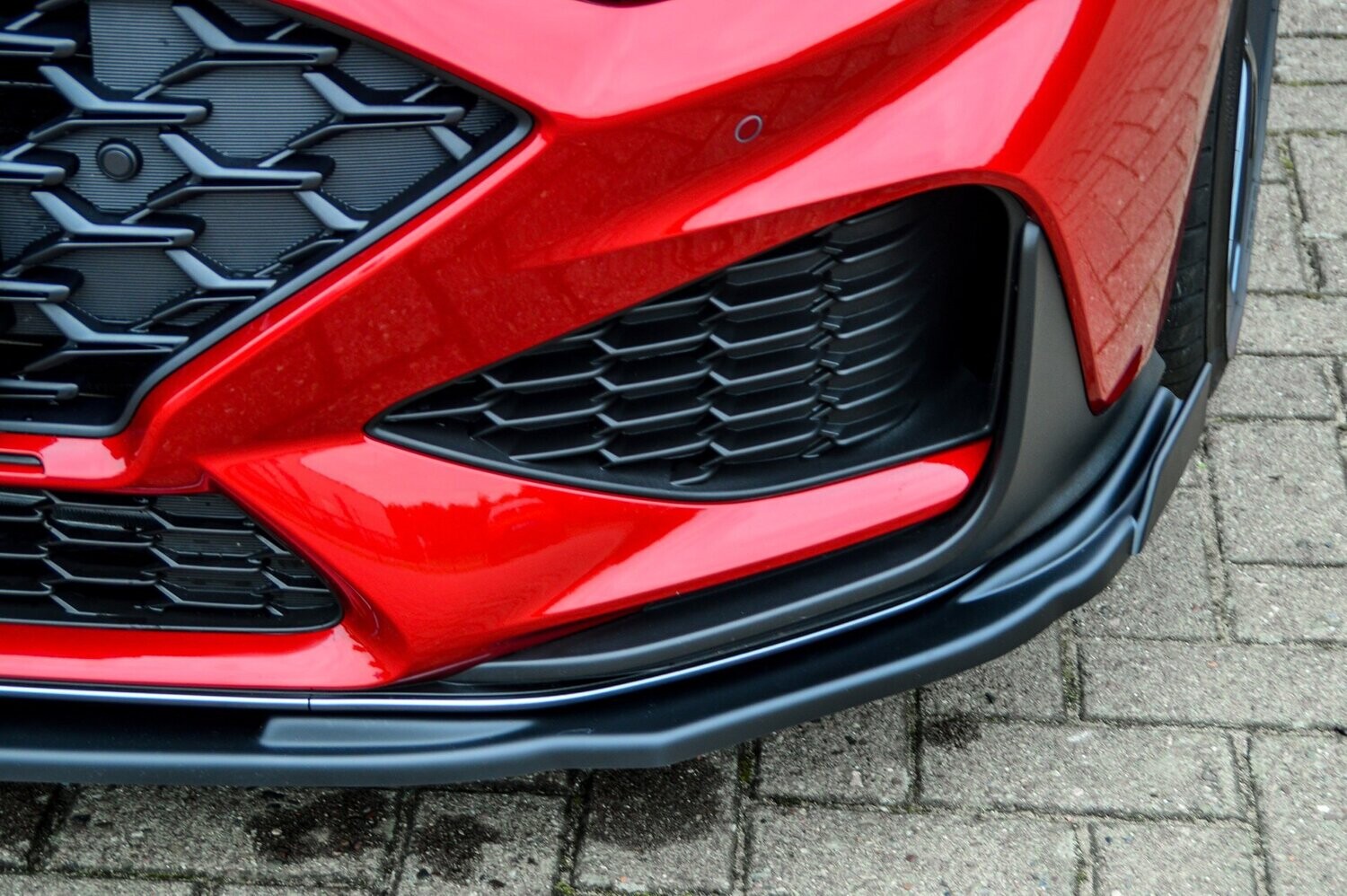 Voorspoilerlip met vleugel Hyundai I30 N + N-Line Facelift