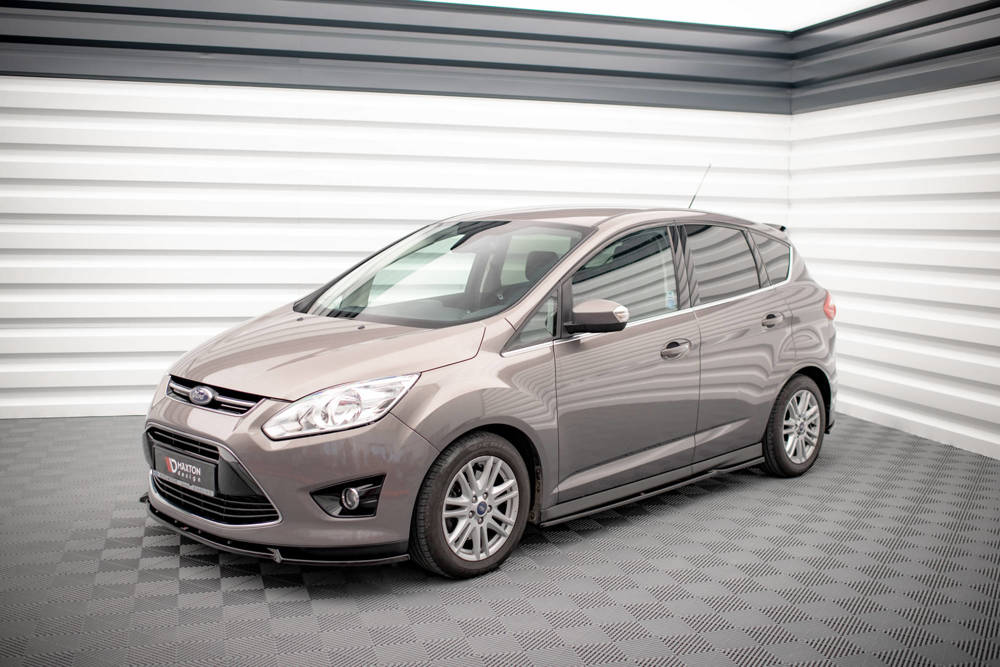 Zijskirts Ford C-Max MK2 Maxton Glans Zwart