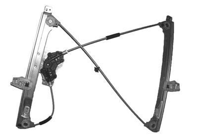 raammechanisme, handbediend, voor, rechts Citroen C2, 2003-2008