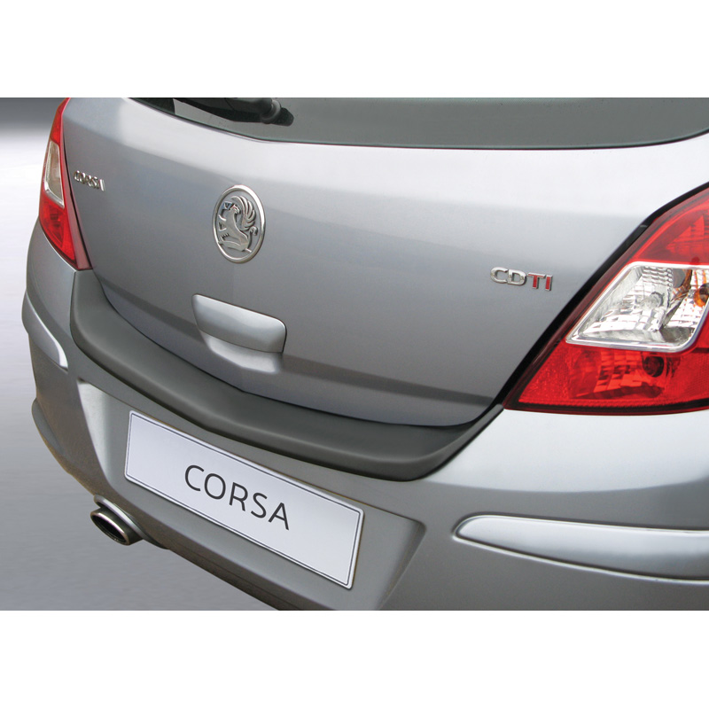 ABS Achterbumper beschermlijst  Opel Corsa D 5 deurs 2006-2014 Zwart