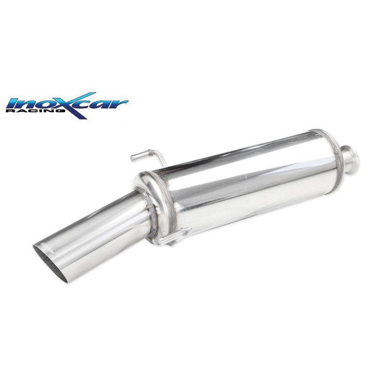 100% RVS Sportuitlaat  Peugeot 306 2.0 HDI 90pk/1.9 TD 90pk 1997- 1x90mm Rally