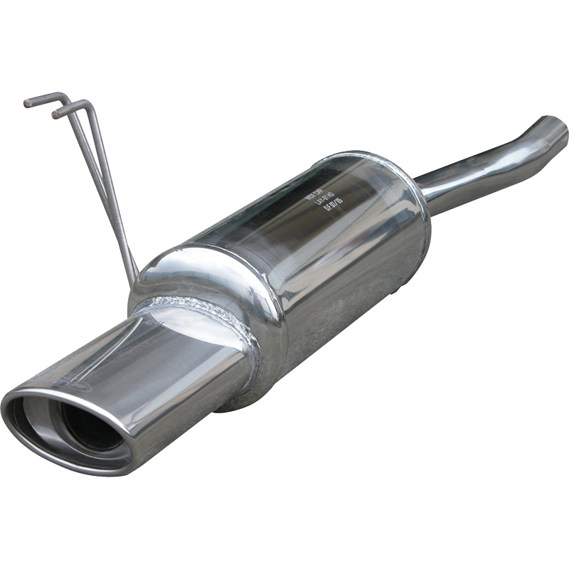 100% RVS Sportuitlaat  Lancia Y 1.1 1996-2003 120x80mm