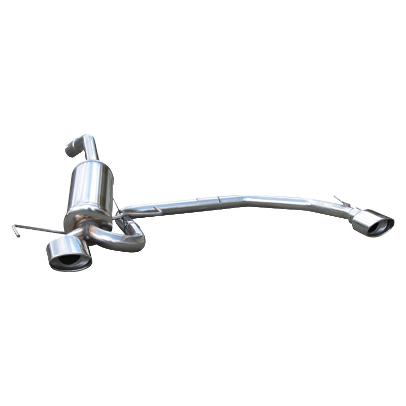 100% RVS Dubbele Sportuitlaat  Alfa Romeo 147 1.9 JTD 2002- Links/Rechts 120x80mm