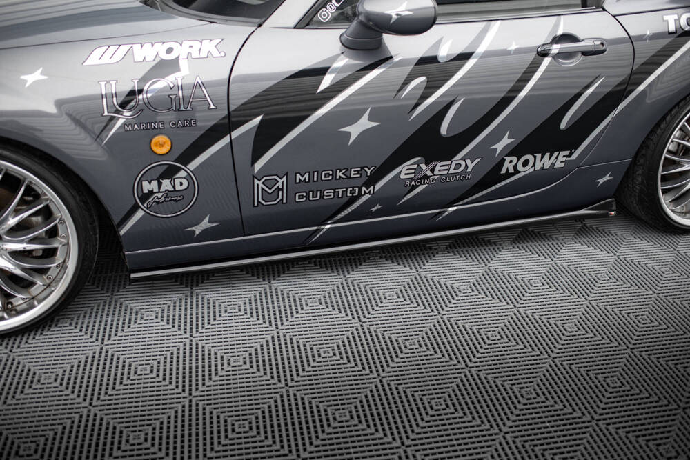 Zijskirts Mazda MX-5 Mk3 Maxton Design glans zwart