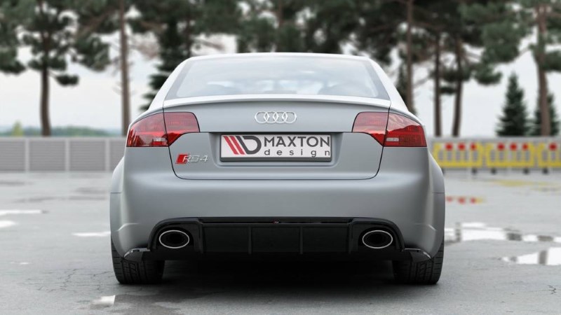 Diffuser Audi RS4 B7 Maxton Glans Zwart