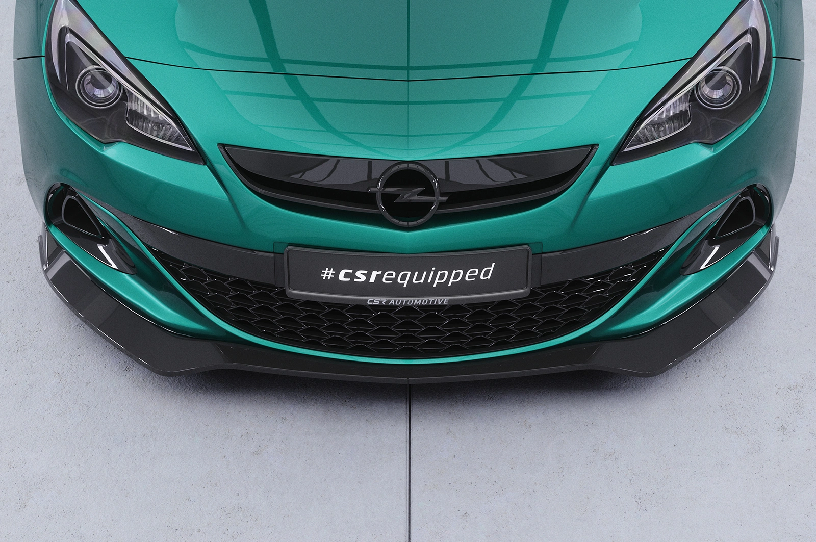 Voorspoiler Opel Astra J OPC glans zwart