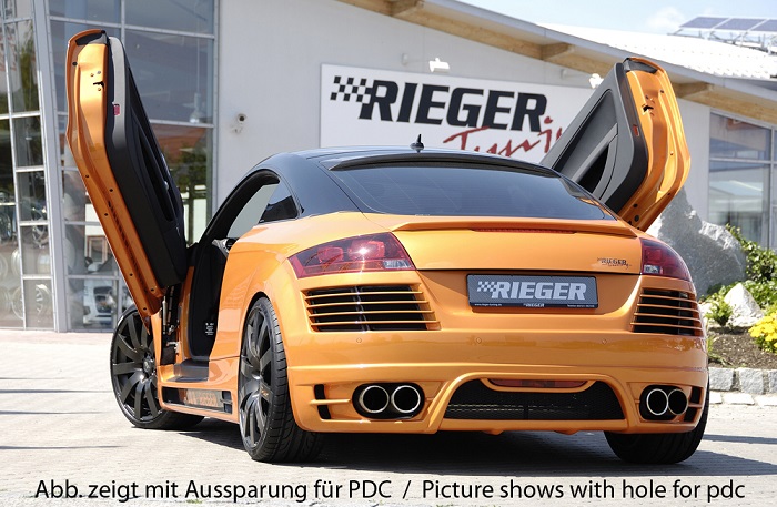 Achterbumper Audi TT 09.06- Rieger