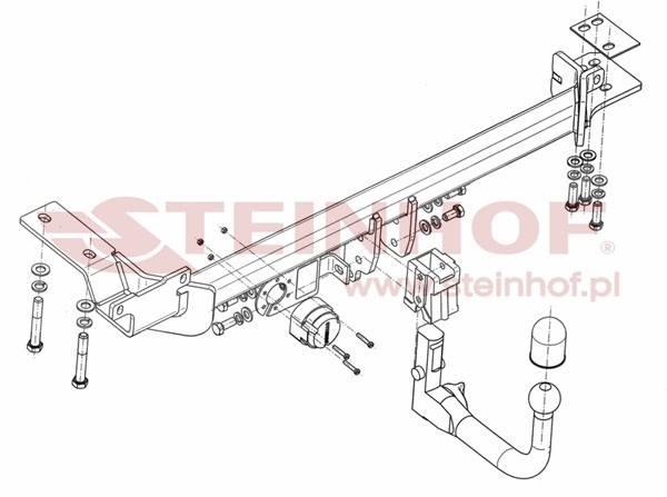 Trekhaak Land Rover Range Rover Evoque 09/2011-....