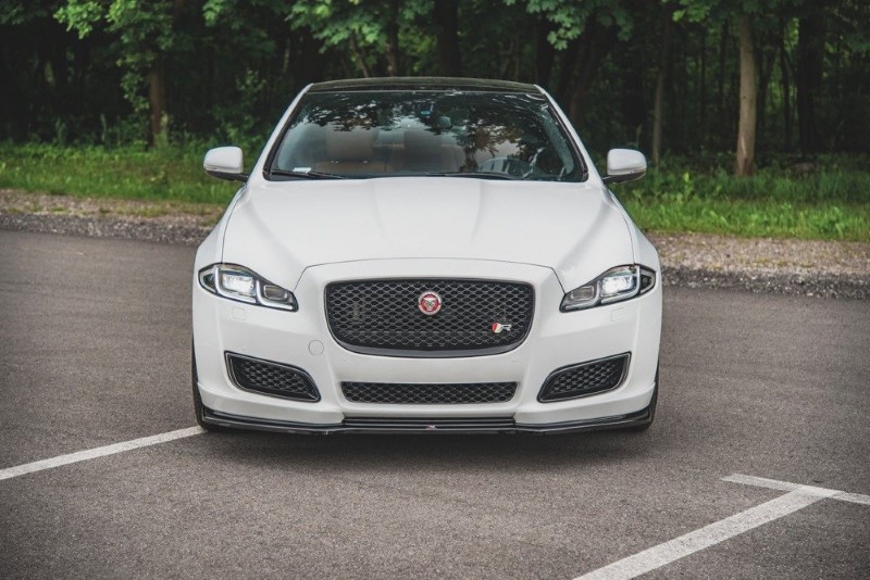 Voorspoiler Jaguar XJ X351 Facelift Glanzend Zwart