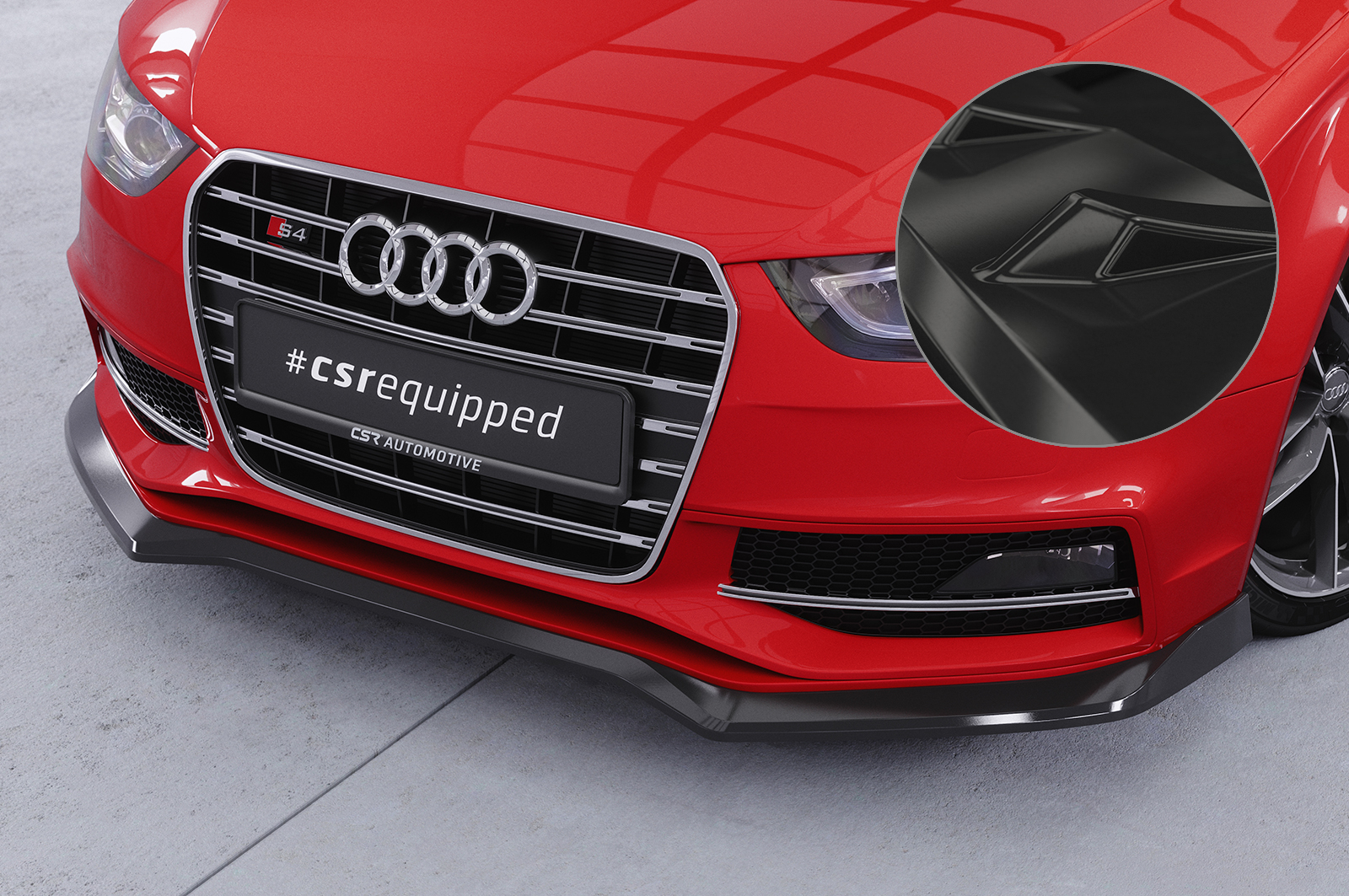 Voorspoiler Audi A4 / S4 B8 (Type 8K)
