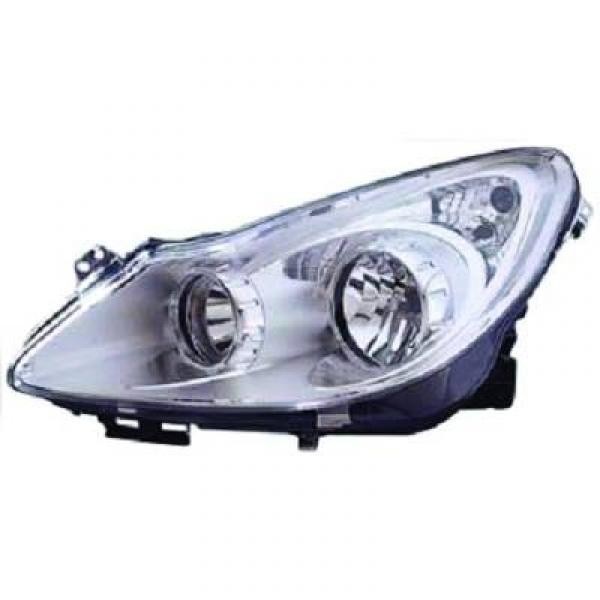 Koplamp links CORSA D 06->> DEPO H7+H1