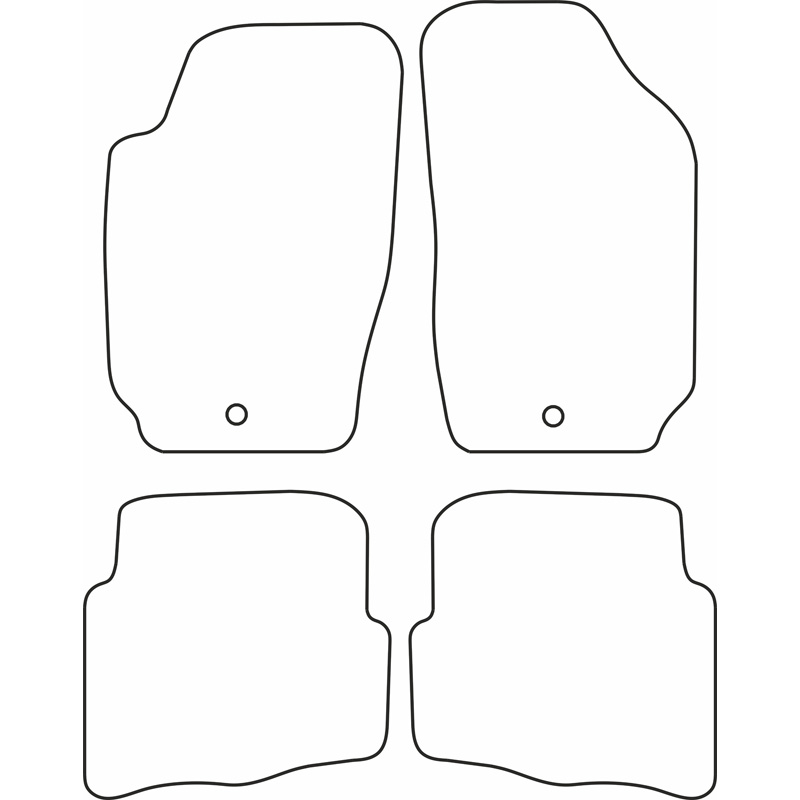 Automatten Velours  Seat Ibiza 2004-2008 / Cordoba 2004-2009