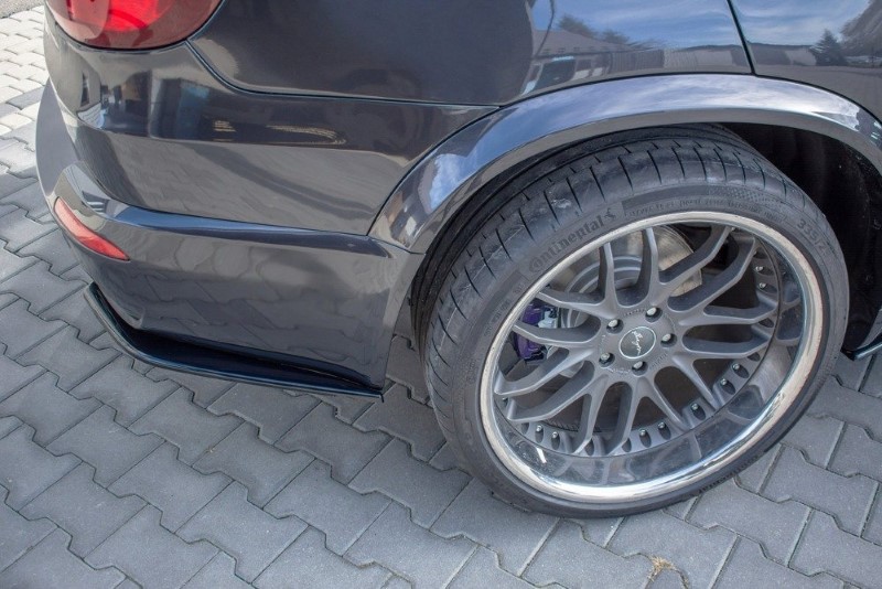 Achterzij Spoilers BMW X5 E70 Facelift M-Pack Glanzend Zwart