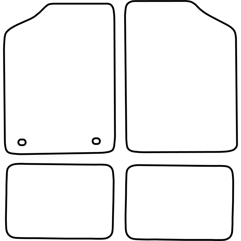 Automatten Velours  Volkswagen Golf I 1974-1983