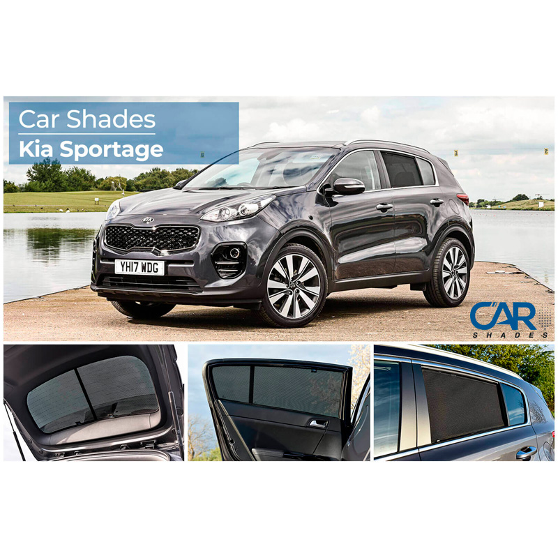 Set Car Shades  Kia Sportage 5 deurs 2016-2018 (4-delig)