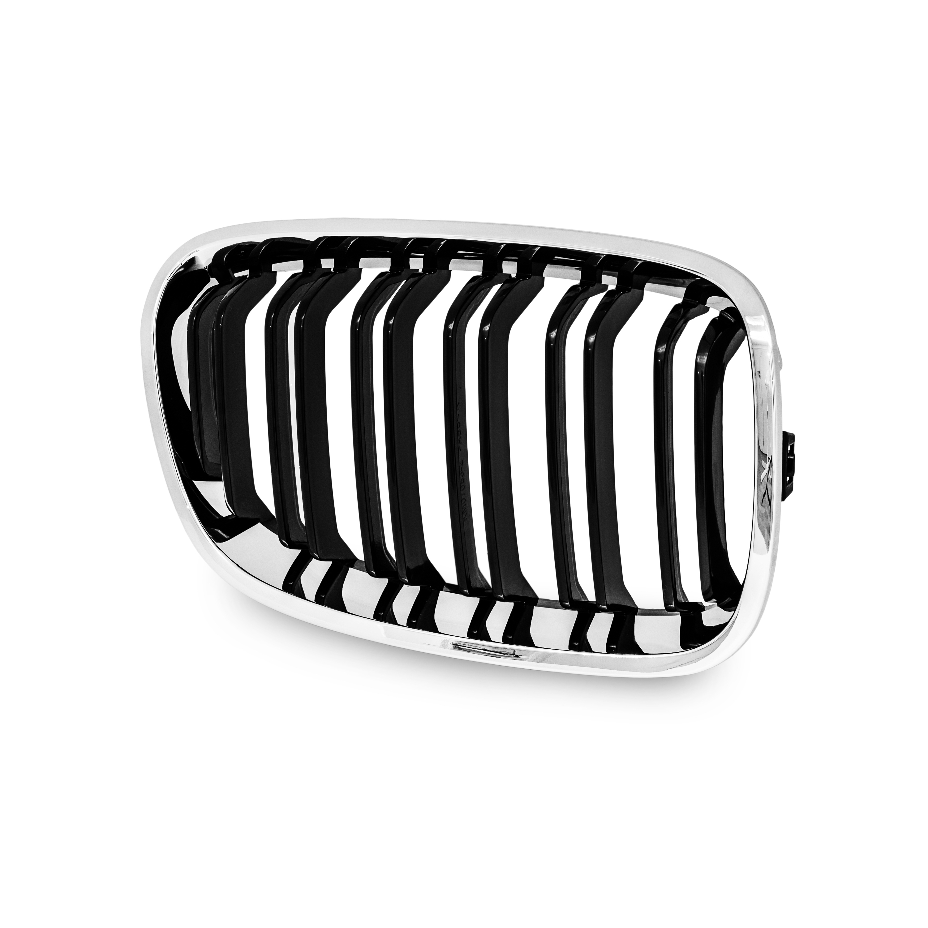 Grill Nieren BMW F20/F21 11-15 Glans Zwart/Chroom Dubbel Spaak