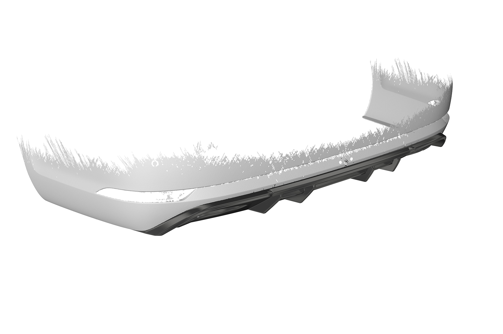 Diffuser Volkswagen Golf 7 Variant FL CSR Glans Zwart