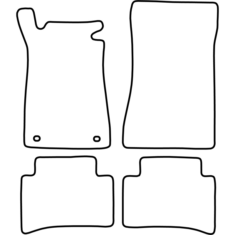 Automatten  Mercedes C Klasse W202 1993-2000