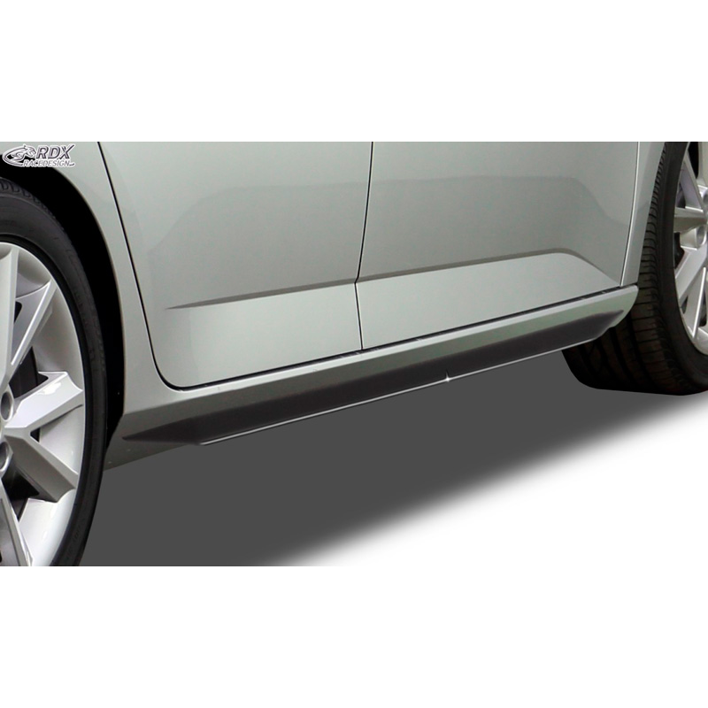 Sideskirts 'Slim'  Skoda Fabia III HB/Kombi (NJ) 2014- (ABS zwart glanzend)
