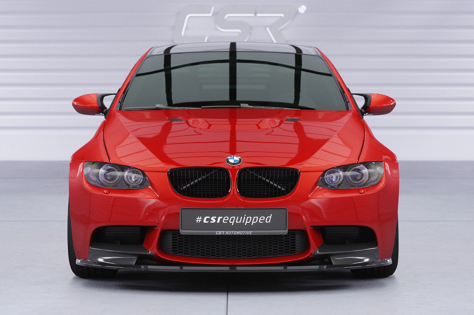 Voorspoiler BMW M3 E90/E92/E93 glans zwart