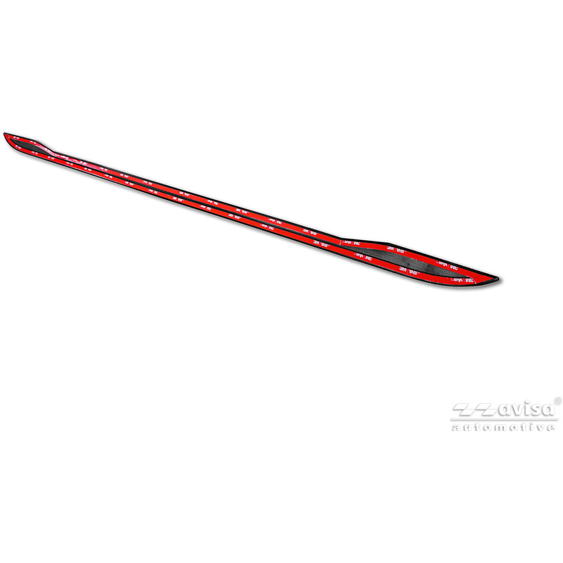 Avisa Zwart Chroom RVS Kofferbak Sierlijst  Toyota Yaris (P21) 2020-2024 & Facelift 2024-