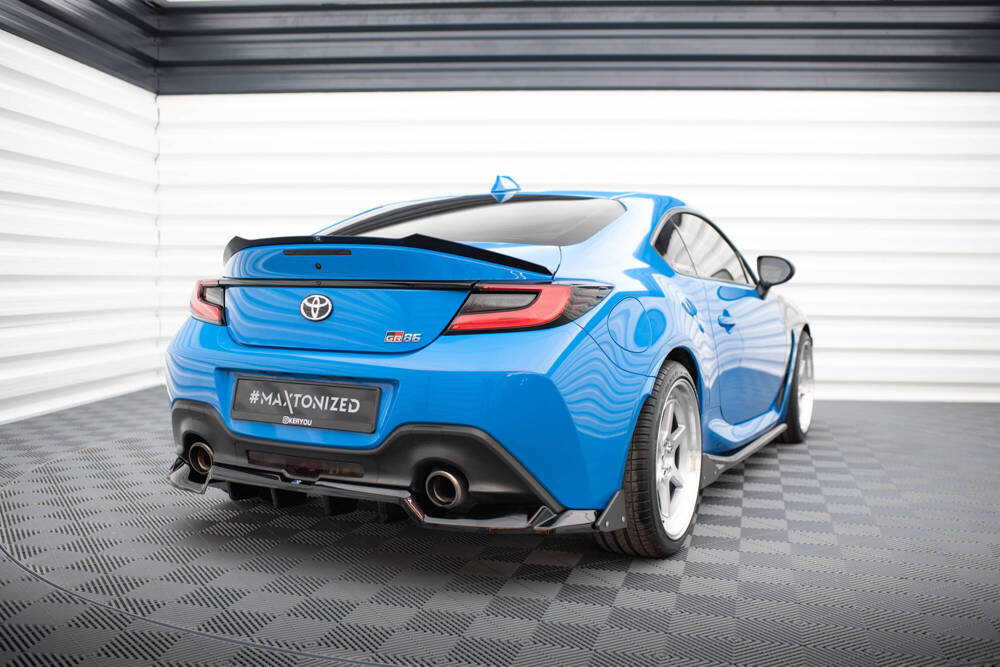 Diffuser V.1 met Canards Toyota GR86 Maxton Glans Zwart