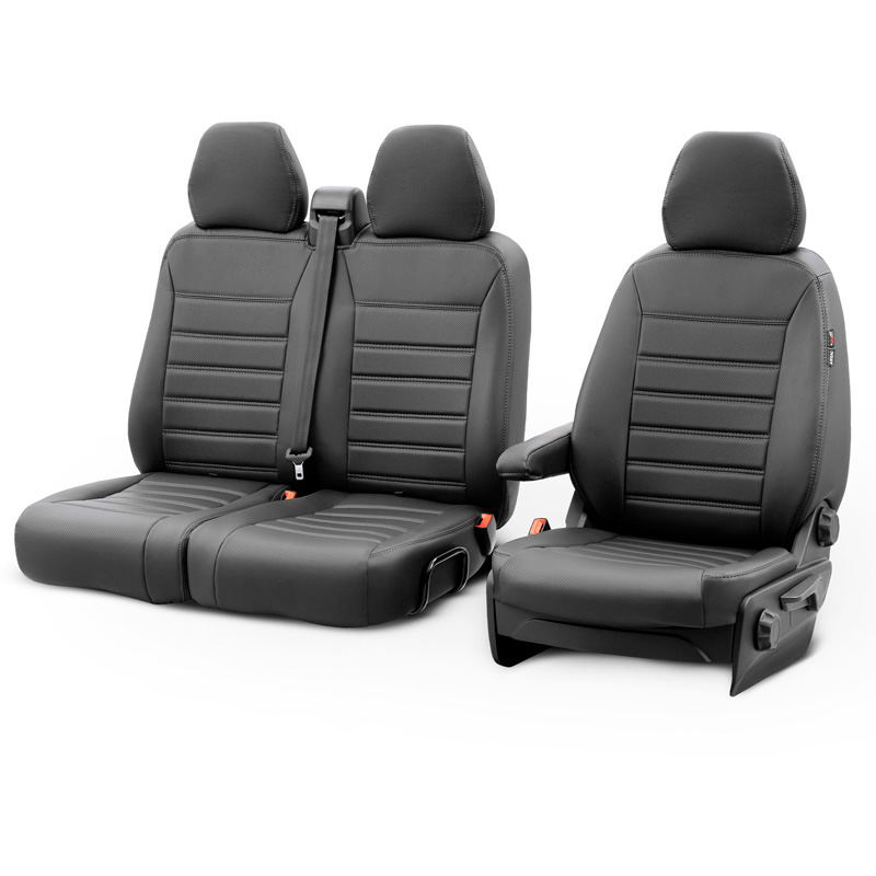 otoM New York Design Kunstleder Stoelhoezenset 2+1  Volkswagen Transporter T7 2024- (armsteun aan bestuurdersstoel)