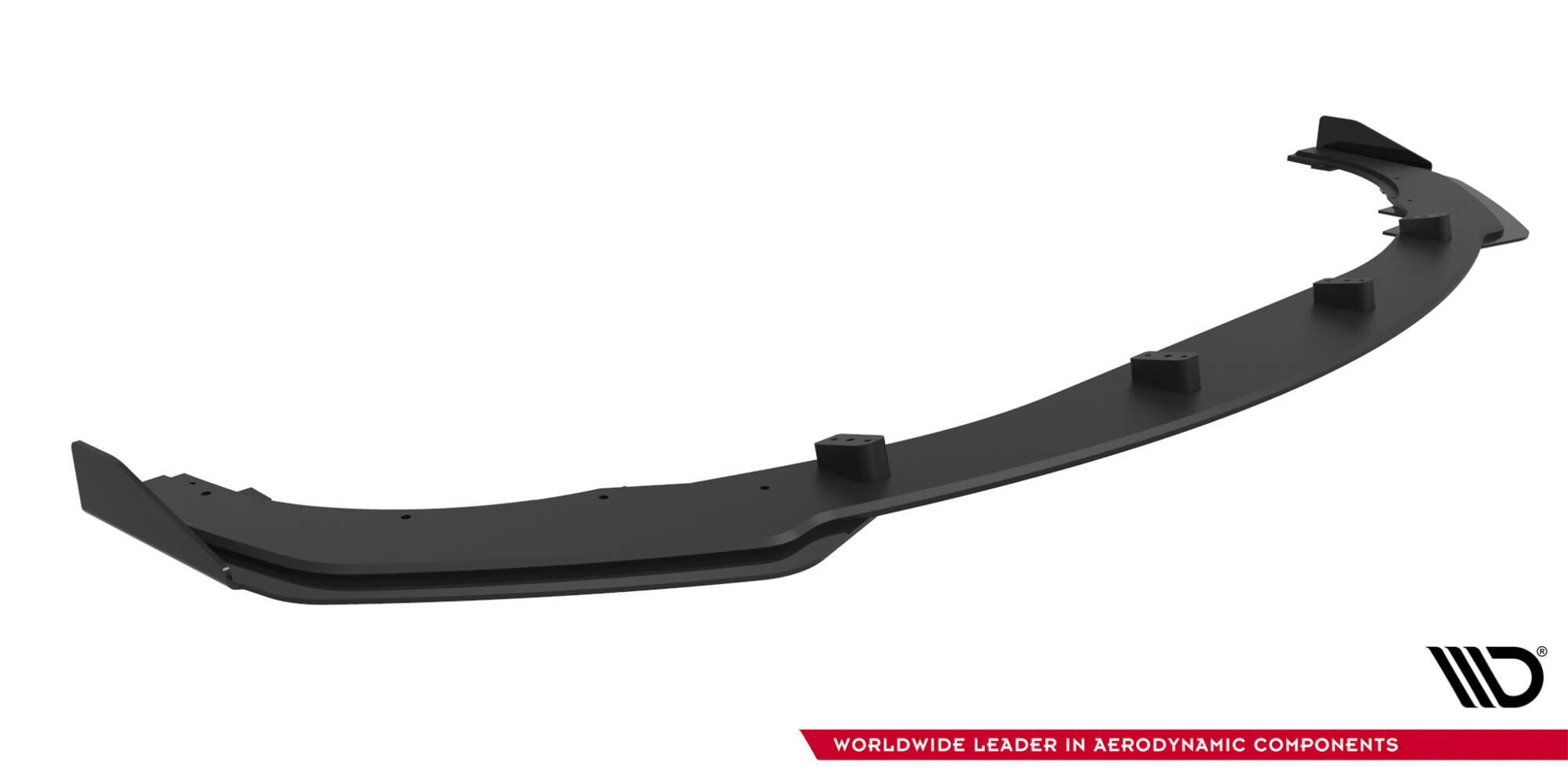 Street Pro Voorspoiler + Flaps Mercedes-AMG CLE 53 C236 Maxton Glanzend zwart