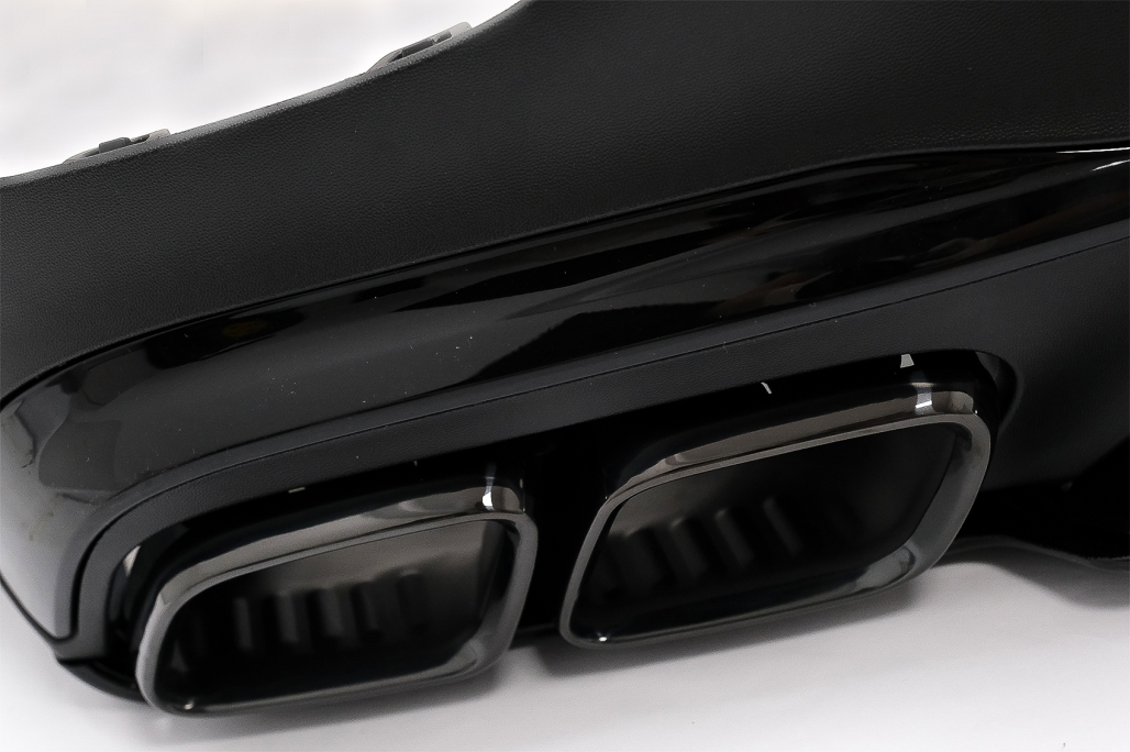 Diffusor Mercedes GLC C253 (2020-..) Coupe Facelift GLC63 incl. Uitlaat Stukken
