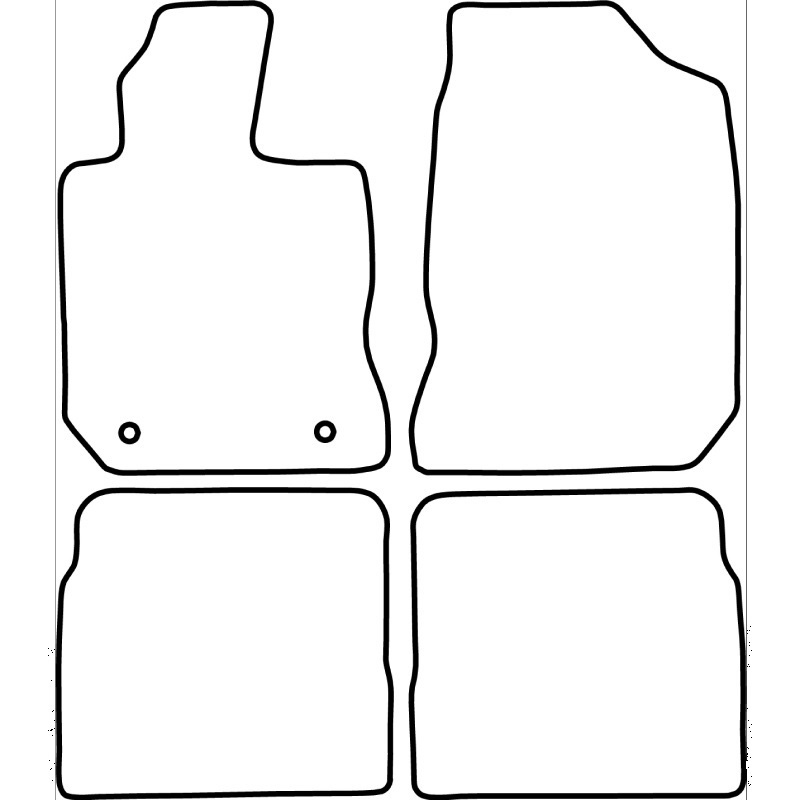 Automatten Velours  Chrysler PT Cruiser 2000-2010
