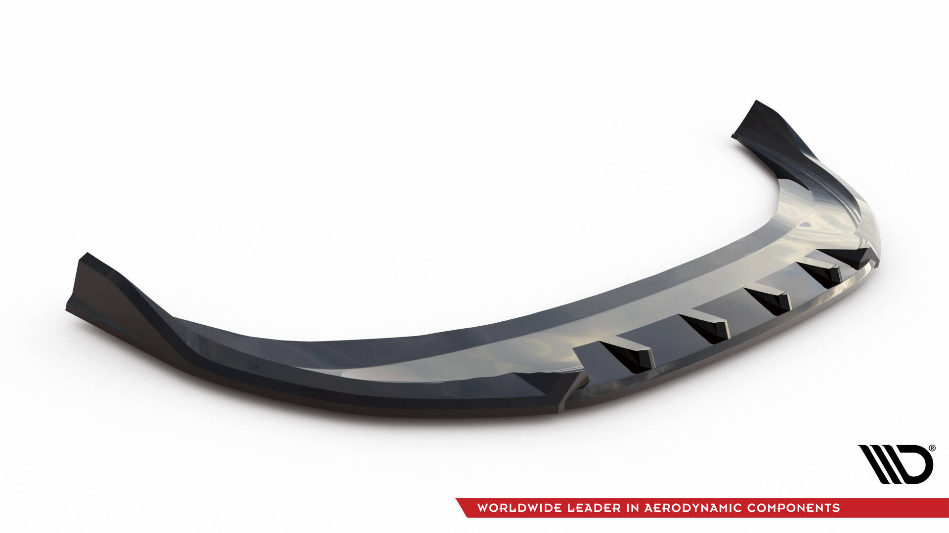 Voorspoiler V.2 Volkswagen Passat B9 Maxton Glanzend zwart