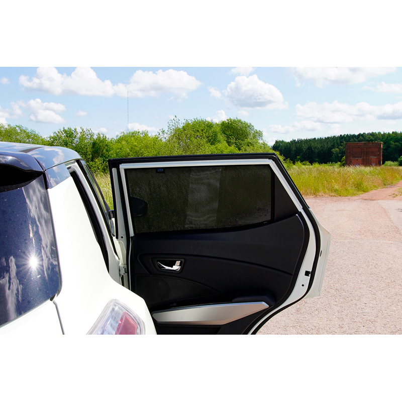 Set Car Shades (achterportieren)  SsangYong Tivoli 2015-2023 (2-delig)